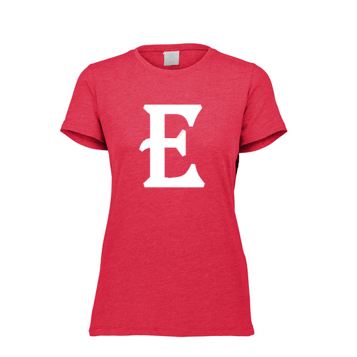 [FTSCUBRD-FAXS-LOGO2] Decker Women's Tri-Blend T-Shirt - Short Sleeve (Female Adult XS, Red, Logo 2)