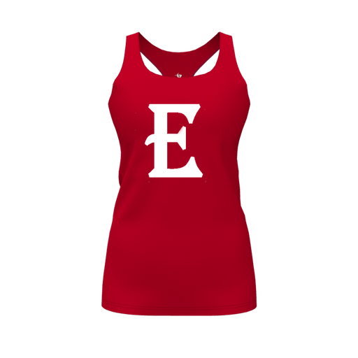 [FT0TRBRD-FYS-LOGO2] Decker Racerback Tank Top (Female Youth S, Red, Logo 2)
