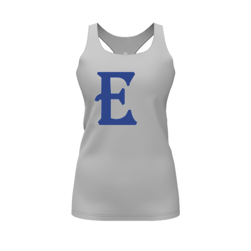 [FT0TRBGY-FYS-LOGO1] Decker Racerback Tank Top (Female Youth S, Gray, Logo 1)