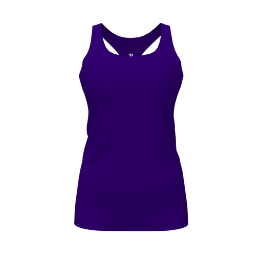 [DFW-RCBK-PER-PUR-FYS] Racerback Tank Top (Female Youth S, Purple, None)