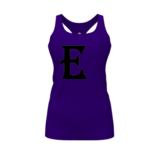 [CUS-DFW-RCBK-PER-PUR-FYS-LOGO3] Racerback Tank Top (Female Youth S, Purple, Logo 3)