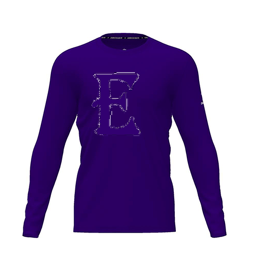 [CUS-DRIF-TEES-PER-CNK-LSL-PUR-YXS-LOGO3] Dri Fit Performance T-Shirt (Youth XS, Purple, Logo 3, Long Sleeve)