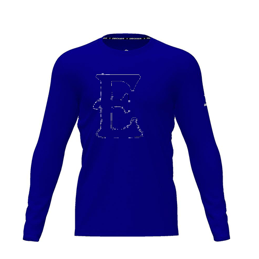 [FTLCDFRY-YXS-LOGO1] Dri Fit Performance T-Shirt (Youth XS, Royal, Logo 1, Long Sleeve)