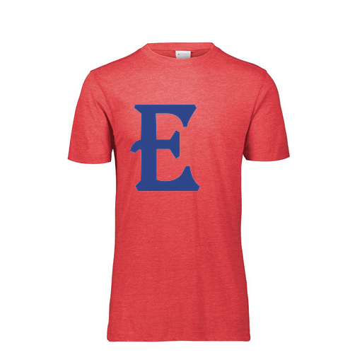 [FTSCUBRD-YS-LOGO1] Decker Youth Tri-Blend T-Shirt - Short Sleeve (Youth S, Red, Logo 1)