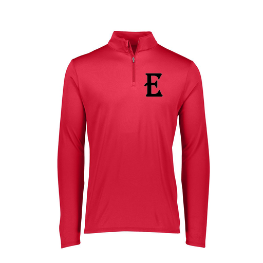 [FTLQFLRD-FAXS-LOGO3] Decker Women's Flex-Lite 1/4 Zip Shirt (Female Adult XS, Red, Logo 3)