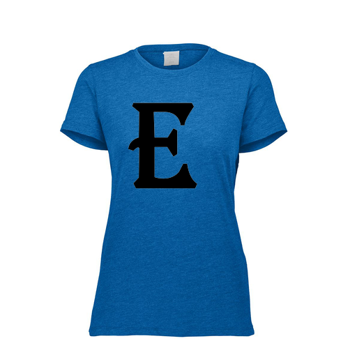 [FTSCUBRY-FAXS-LOGO3] Decker Women's Tri-Blend T-Shirt - Short Sleeve (Female Adult XS, Royal, Logo 3)