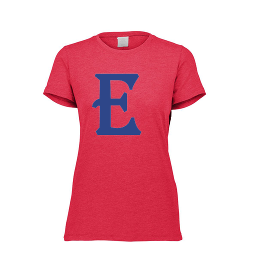 [FTSCUBRD-FAXS-LOGO1] Decker Women's Tri-Blend T-Shirt - Short Sleeve (Female Adult XS, Red, Logo 1)