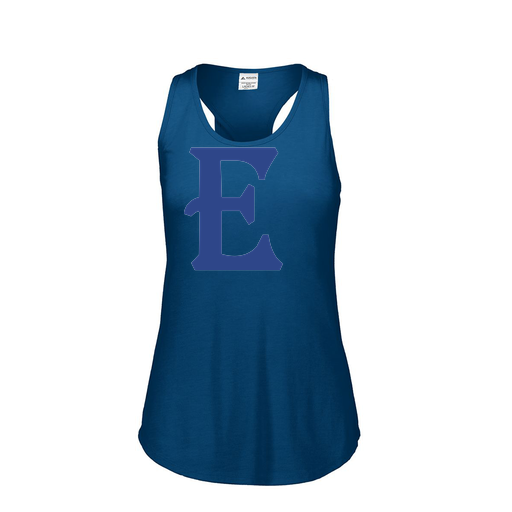 [3078.U22.S-LOGO1] Ladies Tri Blend Tank Top (Female Adult S, Navy, Logo 1)