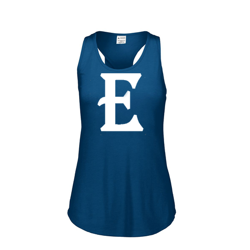 [3078.U22.S-LOGO2] Ladies Tri Blend Tank Top (Female Adult S, Navy, Logo 2)
