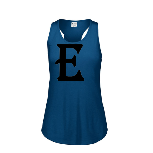 [FT0TUBNV-FAS-LOGO3] Ladies Tri Blend Tank Top (Female Adult S, Navy, Logo 3)