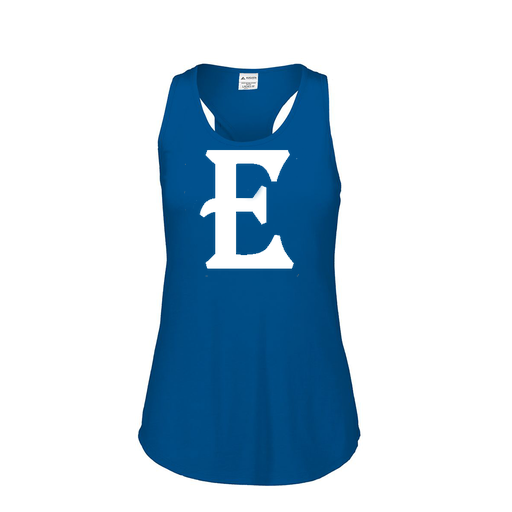 [FT0TUBRY-FAS-LOGO2] Ladies Tri Blend Tank Top (Female Adult S, Royal, Logo 2)