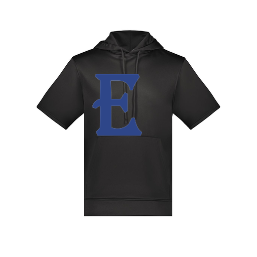 [6871.080.S-LOGO1] Men's Dri Fit Short Sleeve Hoodie (Adult S, Black, Logo 1)