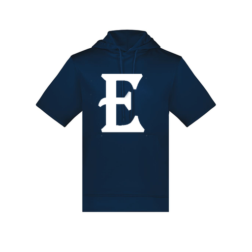 [6871.065.S-LOGO2] Men's Dri Fit Short Sleeve Hoodie (Adult S, Navy, Logo 2)