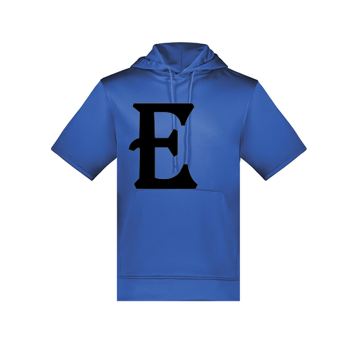 [6871.060.S-LOGO3] Men's Dri Fit Short Sleeve Hoodie (Adult S, Royal, Logo 3)