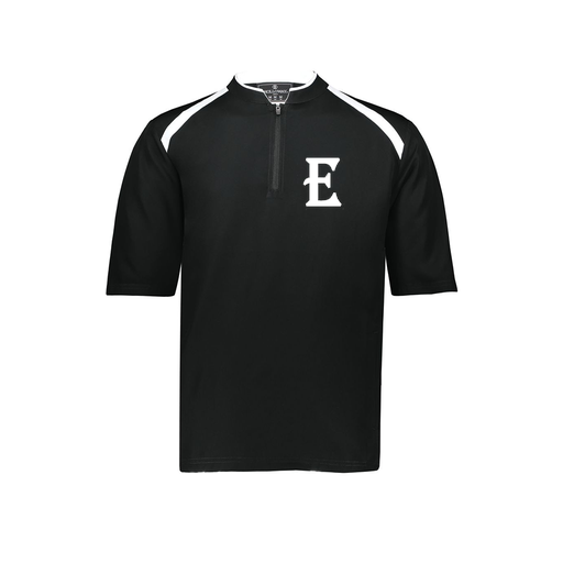 [229581-AS-BLK-LOGO2] Men's Dugout Short Sleeve Pullover (Adult S, Black, Logo 2)