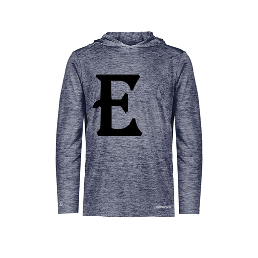 [FOLHCGNV-AS-LOGO3] Decker Men's Charge Hoodie (Adult S, Navy, Logo 3)