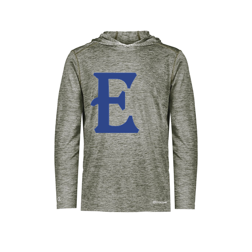 [FOLHCGGY-AS-LOGO1] Decker Men's Charge Hoodie (Adult S, Gray, Logo 1)