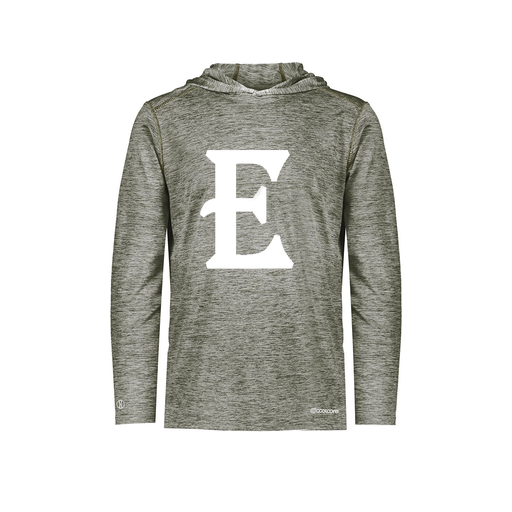 [FOLHCGGY-AS-LOGO2] Decker Men's Charge Hoodie (Adult S, Gray, Logo 2)