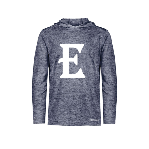 [FOLHCGNV-YS-LOGO2] Decker Youth Charge Hoodie (Youth S, Navy, Logo 2)