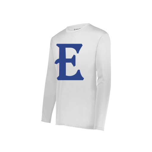 [222822.005.XS-LOGO1] Men's LS Smooth Sport Shirt (Adult XS, White, Logo 1)