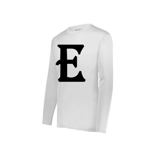 [222822.005.XS-LOGO3] Men's LS Smooth Sport Shirt (Adult XS, White, Logo 3)