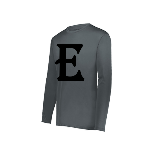 [222822.059.XS-LOGO3] Men's LS Smooth Sport Shirt (Adult XS, Gray, Logo 3)