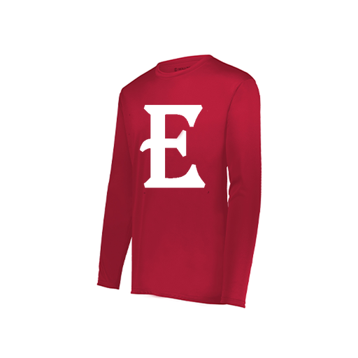 [222822.083.XS-LOGO2] Men's LS Smooth Sport Shirt (Adult XS, Red, Logo 2)
