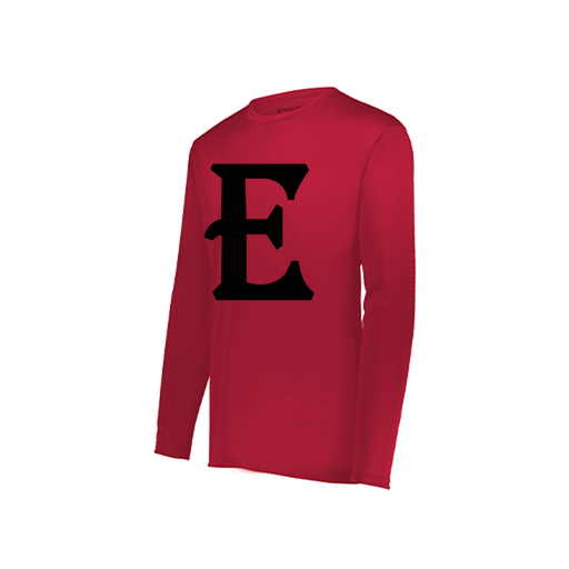 [222822.083.XS-LOGO3] Men's LS Smooth Sport Shirt (Adult XS, Red, Logo 3)