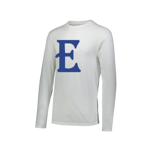 [FTLCUBWH-AXS-LOGO1] Decker Men's Tri-Blend T-Shirt - Long Sleeve (Adult XS, White, Logo 1)