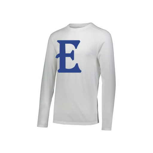 [FTLCUBWH-YS-LOGO1] Decker Youth Tri-Blend T-Shirt - Long Sleeve (Youth S, White, Logo 1)