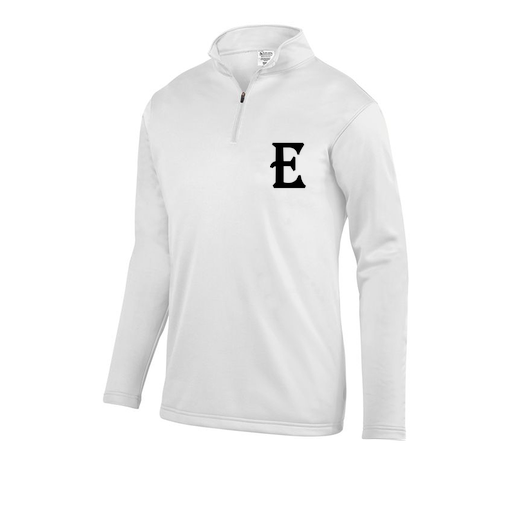 [FOLQFFWH-YS-LOGO3] Decker Youth FlexFleece 1/4 Zip (Youth S, White, Logo 3)