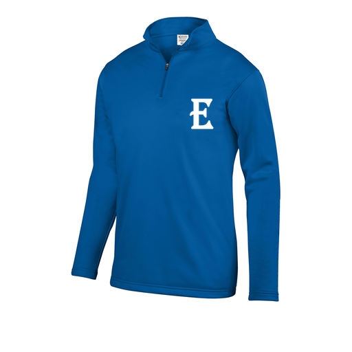 [FOLQFFRY-YS-LOGO2] Decker Youth FlexFleece 1/4 Zip (Youth S, Royal, Logo 2)
