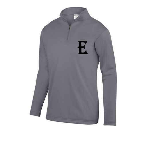 [FOLQFFGY-YS-LOGO3] Decker Youth FlexFleece 1/4 Zip (Youth S, Gray, Logo 3)