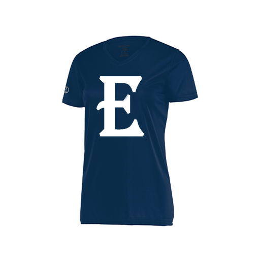 [222820.065.S-LOGO2] Ladies Movement Dri Fit Shirt (Female Adult S, Navy, Logo 2)