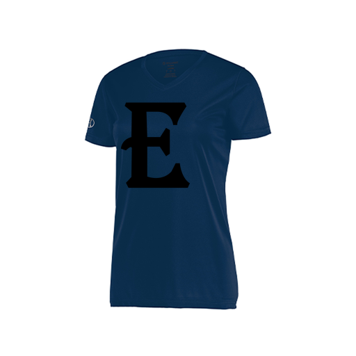 [222820.065.S-LOGO3] Ladies Movement Dri Fit Shirt (Female Adult S, Navy, Logo 3)