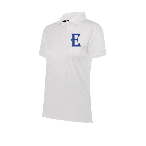 [222768.005.XS-LOGO1] Ladies Prism Polo (Female Adult XS, White, Logo 1)