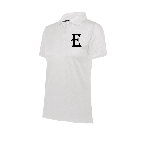 [222768.005.XS-LOGO3] Ladies Prism Polo (Female Adult XS, White, Logo 3)
