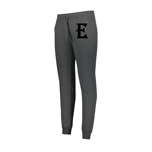 [229748.E83.XS-LOGO3] Ladies 60/40 Fleece Jogger (Female Adult XS, Gray, Logo 3)